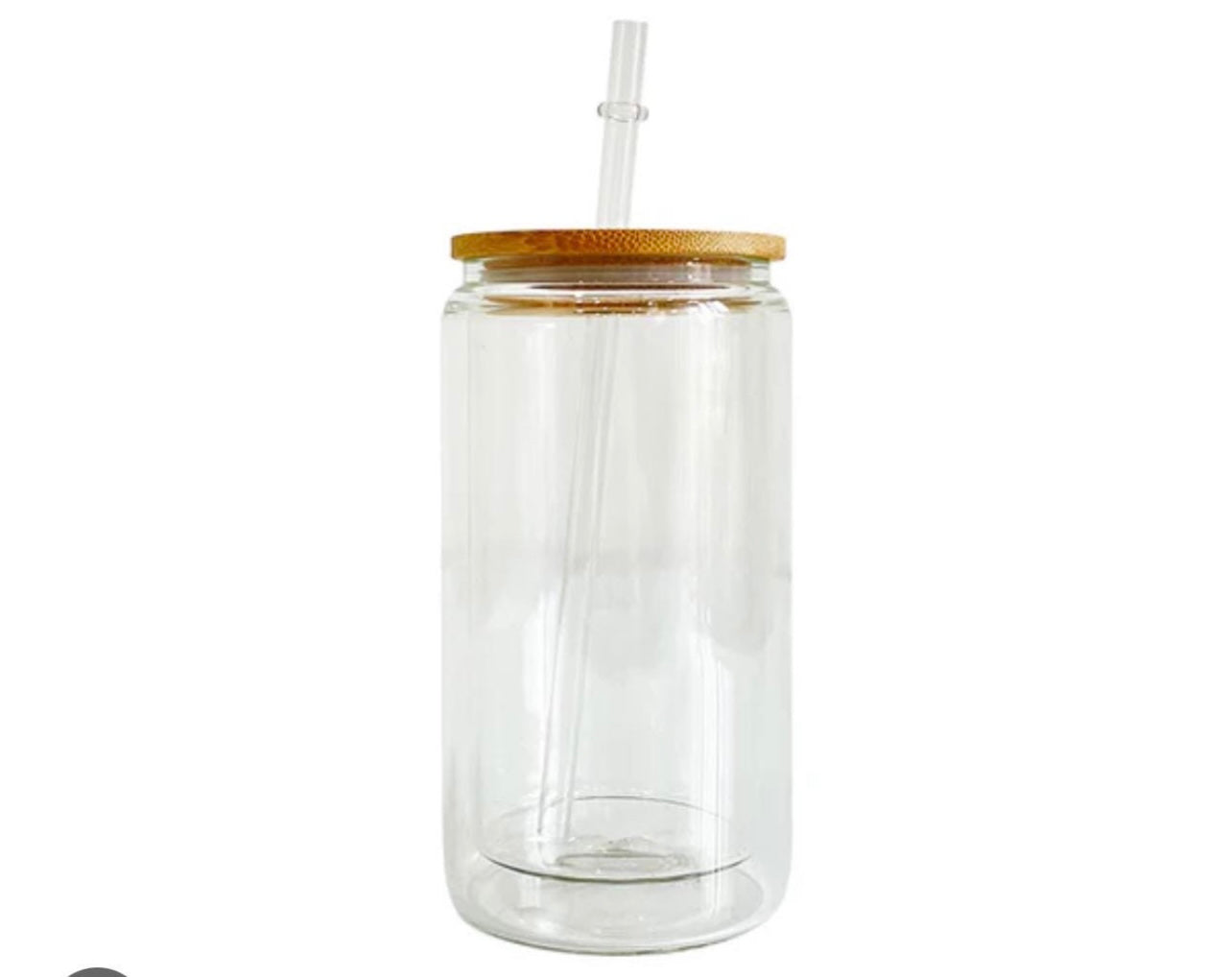 16oz Glass Snow Globe Tumbler